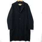 Men's Acne Studios Wool Chester Coat Size 48 Black Fn-Mn-Outw000264 