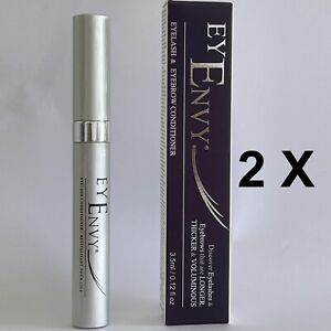 2 x Eyenvy Eyelash & Eyebrow Growth Serum. 3.5ml Eyelash Conditioner Lash