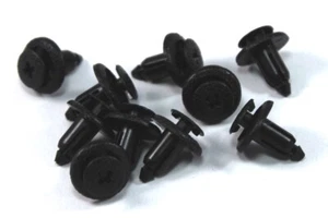 10 clips de clip de tornillo de plástico negro Honda Scrivet 90683-GAZ-003 6 mm x 13 mm - Imagen 1 de 5