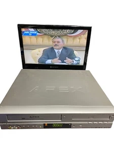VCR DVD Combo Player APEX ADV-3800 VHS Record 4-Head Hi-Fi Tested - Picture 1 of 10