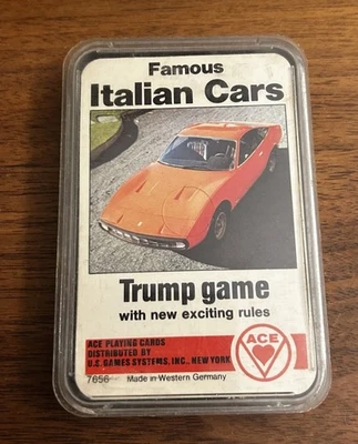 Винтажный Top Trumps коллекционные карты гоночные автомобили полный комплект - Изображение 1 из 3