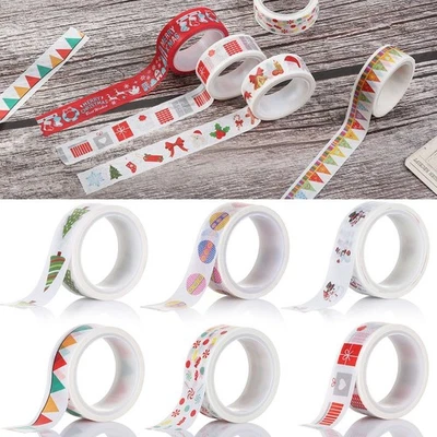 Deer Scrapbooking Sticky Paper Christmas Tree Masking Tape Christmas Decor Tape - image 1 of 4
