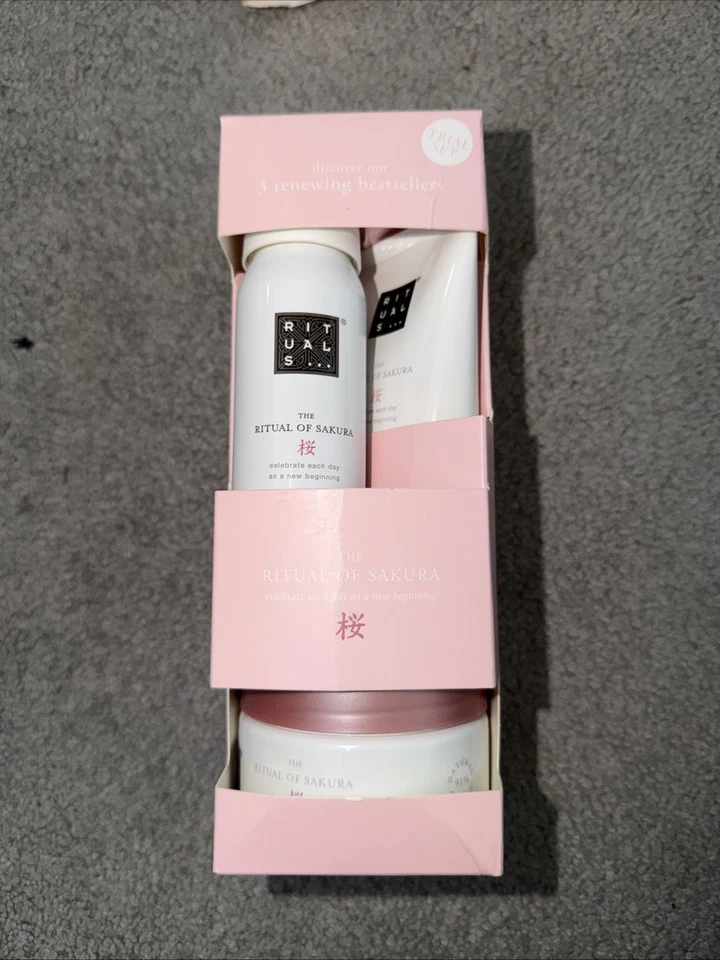 Rituals 💕The Ritual of Sakura Trial Gift Set Shower Gel Scrub Cream
