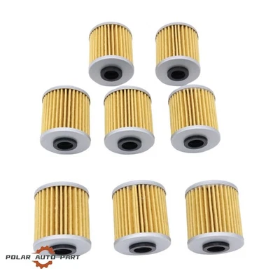 Fit Kawasaki KX250 KX450 KX250F KX450F KX250 250 KX250F 249 Oil Filter Set of 8 - Image 1 of 4