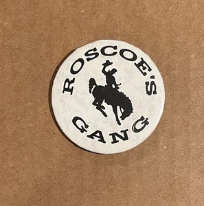 Eric Ambel [The Del-Lords] Roscoe's Gang RARE vintage promo button '89 - Picture 1 of 2