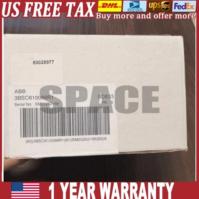 1PC New ABB SD833 3BSC610066R1 Power Module Fast Shipping - Image 1 of 1