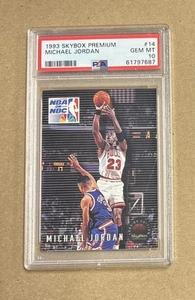 1993 Skybox Premium Basketball Michael Jordan Chicago Bulls Card #14 PSA 10 - Picture 1 of 2