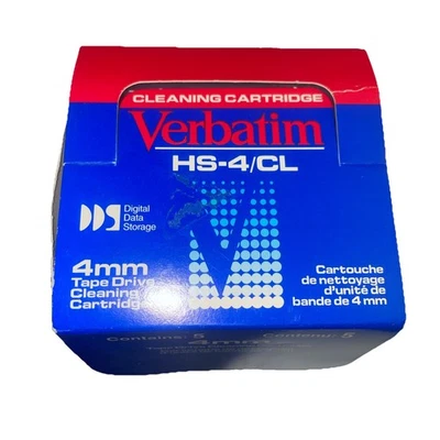 Verbatim Hs-4/cl 4mm Tape Drive Cleaning Cartridge 3pk - Image 1 of 2