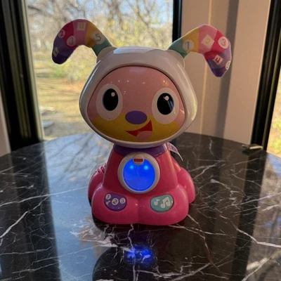 Fisher-Price Bright Beats Dance & Move Beat Bow Wow Juguete Perro Rosa - ¡Probado! Foto 1 de 4