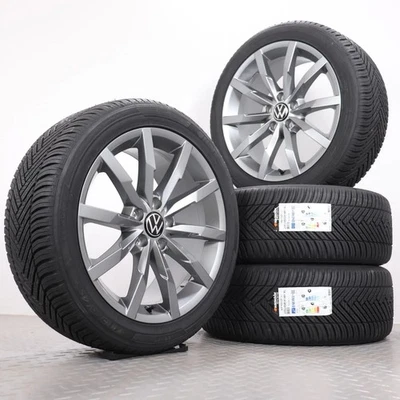 Allwetterräder 18 Zoll VW Passat B8 Original Felgen 3G0601025Q Ganzjahresreifen - Bild 1 von 4