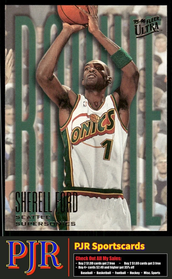 Sherrell Ford 1995-96 Ultra #273 Seattle SuperSonics Rookie - Image 1 of 2