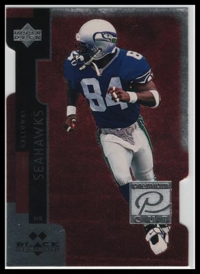 1998 Upper Deck Black Diamond #PC14 Joey Galloway Premium Cut Double - Image 1 of 2