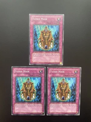 Yugioh Tutan Mask PGD-041 Common 1st Edition LP/MP X3 - Image 1 of 2