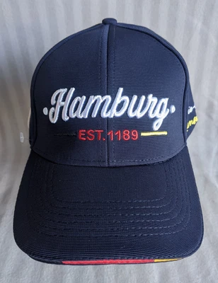 NUEVA GORRA DE BÉISBOL BORDADA HAMBURG EST 1189 SIN USAR AJUSTABLE AZUL MARINO Foto 1 de 4