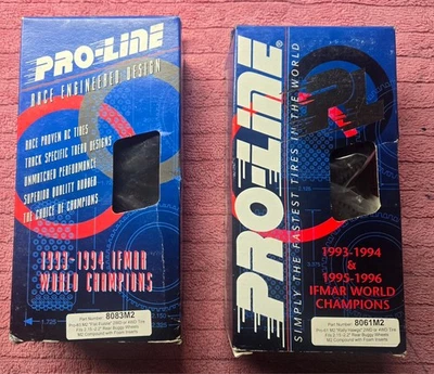 Vintage NIP Proline buggy tires rc10 yz10 Yokomo Losi - Image 1 of 4