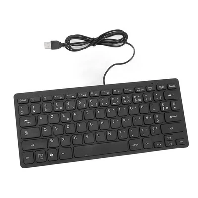 (AZERTY Layout)78 Keys Language Ultra Thin Keyboard Plug And Play Splash Pr OU - Image 1 of 4