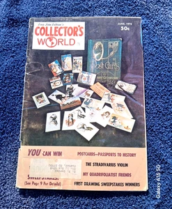 1972 Collector's World Magazine Stradivarius Violin Tinies Masonry Keys Bottles - Picture 1 of 4