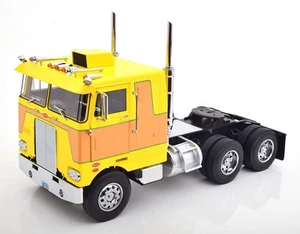 Road Kings 1 18 Peterbilt 352 Pacemaker 1977 1979 Yellow Trailer Head Diecast Ca - Picture 1 of 3