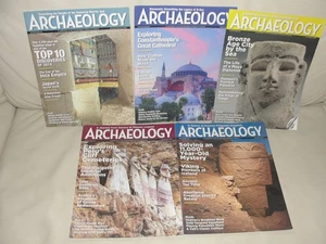 5 Archaeology Magazines lot Various Issues 2020 2021 Inca Visigoths Japan Maya + - Picture 1 of 1
