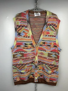 Chaleco Missoni Tejido Rayas Multicolor Hombre Talla M - Imagen 1 de 17