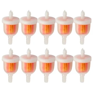10PCS Red Inline Fuel Filters for Motorcycles ATV Dirt Bikes and Scooters - Picture 1 of 7