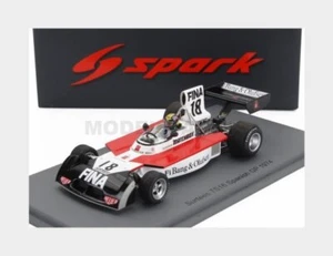 Spark-Model S9653 Surtees - F1 TS16 N 18 Spanish GP 1974 Carlos Pace - White Red - Picture 1 of 2