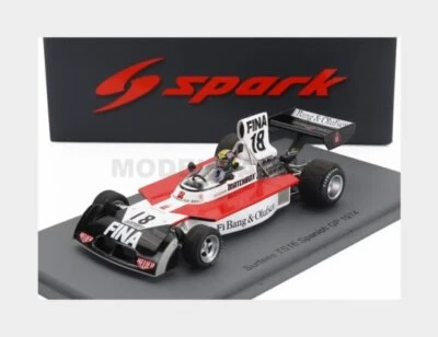 SPARK-MODEL S9653 SURTEES - F1 TS16 N 18 SPANISH GP 1974 CARLOS PACE - WHITE RED - Immagine 1 di 2