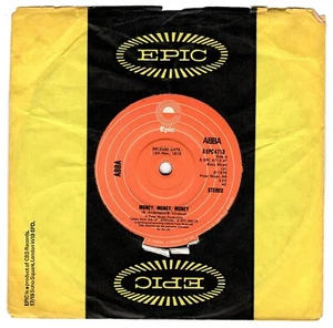 ABBA - 'Money, Money, Money' 45rpm EPIC 7" DEMO / PROMO - Rare 1976 - EX/G - Picture 1 of 4