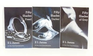 Fifty Shades of Grey Trilogy E L James Paperback Books Grey Darker & Freed +GREY - Picture 1 of 5