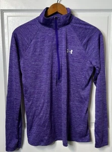 Under Armour Women’s Purple Half-Zip Light Pullover Top Shirt - Picture 1 of 5