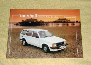 Vauxhall Car Range 52 pages, Summer 1981, Chevette, Astra, Cavalier Mk1 - Picture 1 of 8