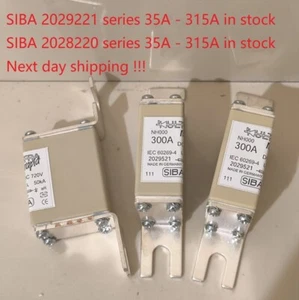 1 PIEZA 2029221 2028220 NH000 100A 160A 200A 250A 315A DC700V siba fusible DC - Imagen 1 de 1