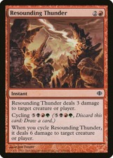FOIL Resounding Thunder | MtG Magic Shards of Alara | English | Near Mint