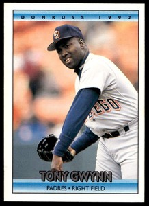 1992 Donruss 441 Tony Gwynn   San Diego Padres  Baseball Card