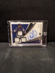 William Contreras Immaculate Triple Patch Auto Brewers