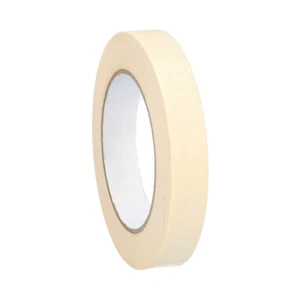 36 Rolls, Ivory Masking Tape for Painting, 1" x 60 Yards, Heavy-Duty, 4.3 Mil - Picture 1 of 8
