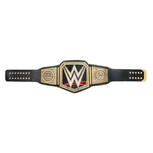 World Heavyweight Championship Replica Title Belt Black Adult Size 4mm Brass - Picture 1 of 5
