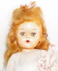 Pam twarda plastikowa lalka Fortune Co. Sukienka druhny 8 cali. blond włosy vintage 1954
