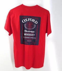 Camiseta Oxford Whiskey Old Time Dixie Marca Mississippi Algodón M T703 - Imagen 1 de 3
