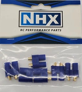 NHX RC EC3 3.5mm Adapter Connector Plug 3 Male 3 Female - Picture 1 of 1