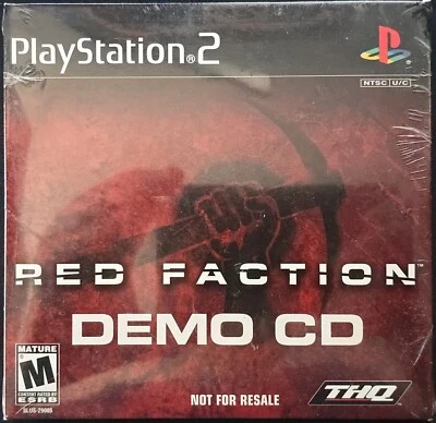 Red Faction Demo CD ( Sony PlayStation 2, 2001) Brand New, Factory Sealed! - Image 1 of 4