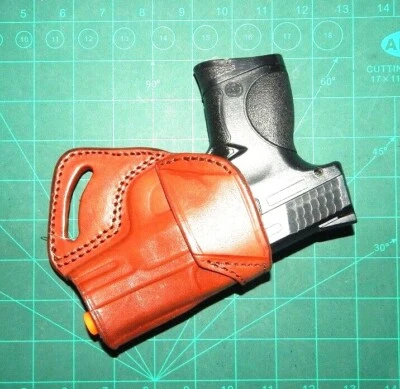 Funda de cuero Tagua MBH-1007 AMBI SOB S&W M&PC COMPACTA 9mm 40S&W Ruger SR9c Foto 1 de 4