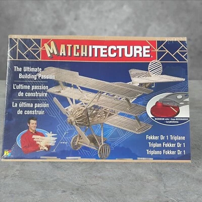 Matchitecture Model Kit Jouets Bojeux Toys Fokker Dr 1 Triplane #6610 NEW SEALED - Image 1 of 4
