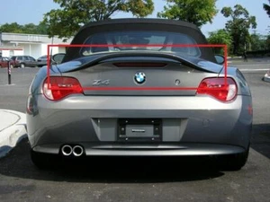 BMW Z4 E85 (02-08) REAR BOOT TRUNK TAILGATE ROADSTER AERO LOOK SPOILER - Picture 1 of 8