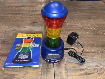 Learning Resources Time Tracker Visual Timer & Clock School Home With Power Cord - Image 1 of 4