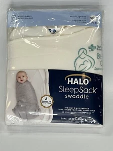 Halo Schlafsack Swaddle Creme Micro-Fleece | 0-3 Monate - NEU - Bild 1 von 6