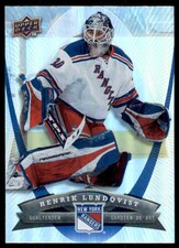 2008-09 UPPER DECK MCDONALDS HENRIK LUNDQVIST NEW YORK RANGERS #32