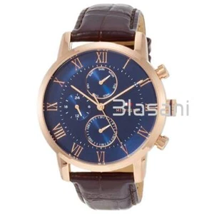Tommy Hilfiger 1791399 Men's Brown Leather Watch 44mm - Picture 1 of 5
