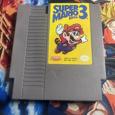 Super Mario Bros. 3 NES Nintendo Entertainment System Game 1990 Tested Working - Image 1 of 2