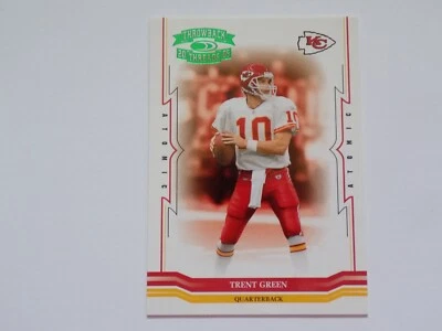 2005 Trent Green Donruss Throwback Threads Atomic Card #74 Serial #085/175 - Image 1 of 2